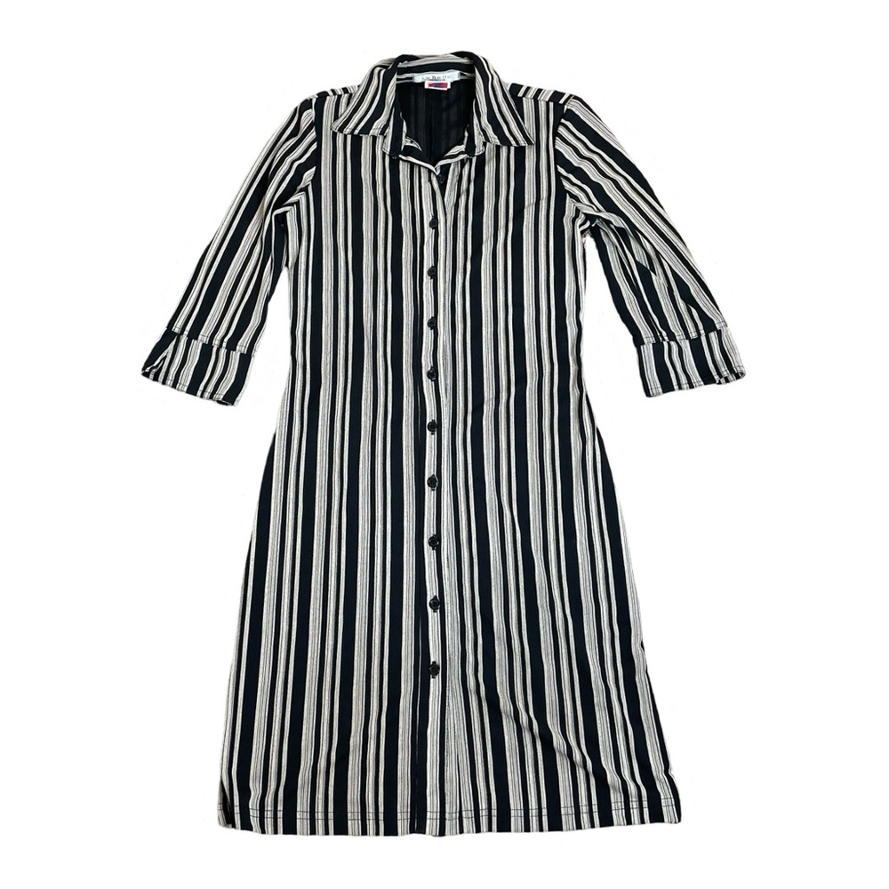 La Belle 90s Vintage Sexy Shirt Dress Size M